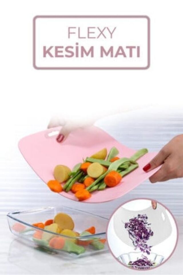 Flexy Mutfak Kesim Matı Kaliteli Plastik Esnek
